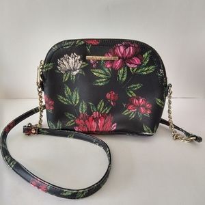 Steve Madden Women's BMaggie Malibu Crossbody Bag Black/Multi With Gold Accents